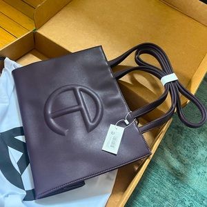 Telfar Medium Shopper Eggplant (dark purple)